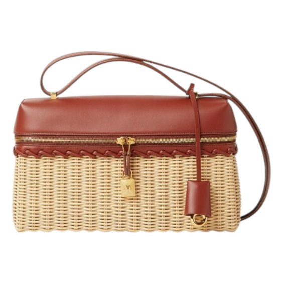 LORO PIANA L27 WICKER MALT BAG