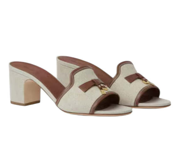 LORO PIANA SUMMER CHARMS SANDAL COTTON