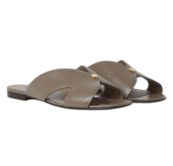 LORO PIANA VERA SANDAL ALMOND