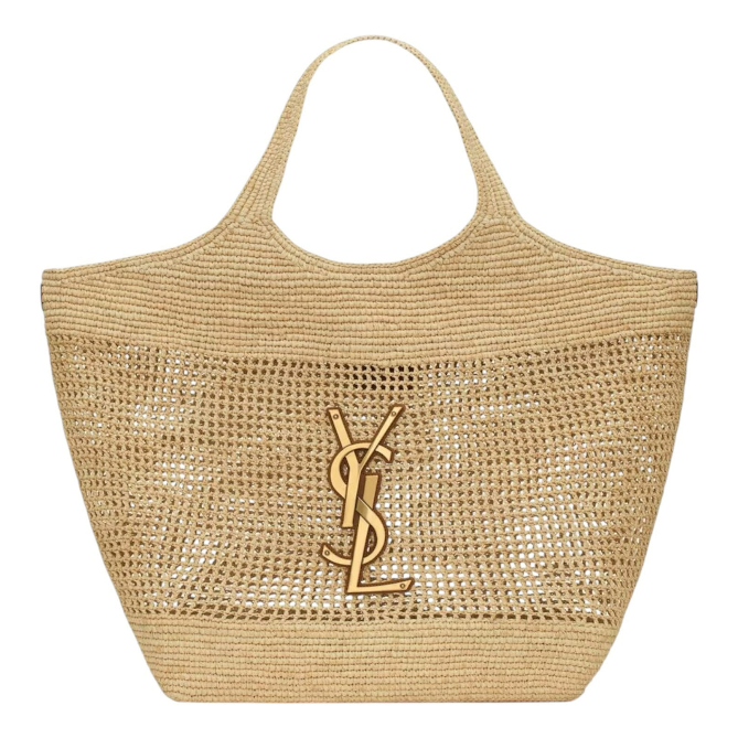 SAINT LAURENT RAFFIA